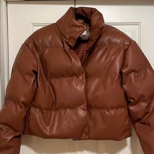 Women's Brown Puffer Jacket